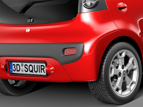 Citroen C1 5-doors 2013 Model 3D