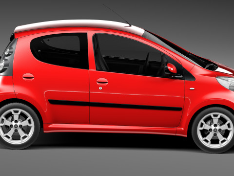 Citroen C1 5-doors 2013 Model 3D