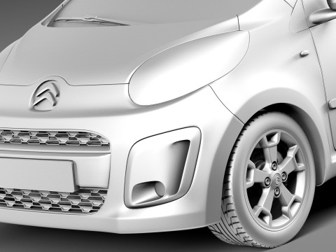 Citroen C1 5-doors 2013 Model 3D
