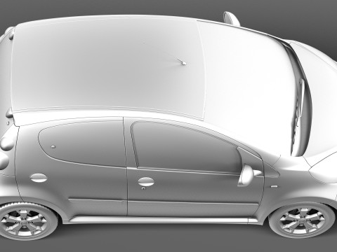 Citroen C1 5-doors 2013 Model 3D