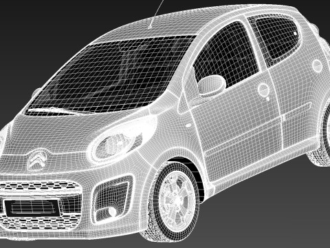 Citroen C1 5-doors 2013 Model 3D