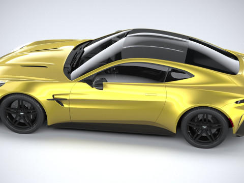 Aston Martin Vantage 2025 Model 3D