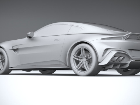 Aston Martin Vantage 2025 Model 3D