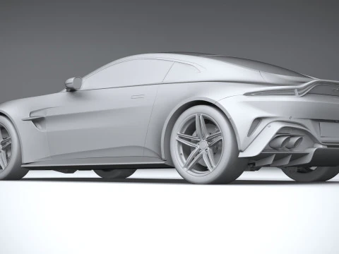 Aston Martin Vantage 2025 3D Model