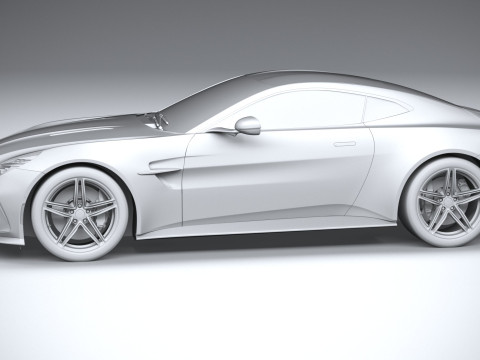 Aston Martin Vantage 2025 Model 3D
