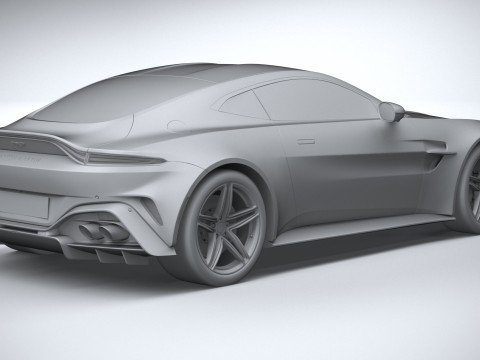Aston Martin Vantage 2025 Model 3D