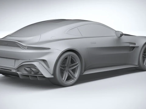 Aston Martin Vantage 2025 3D Model