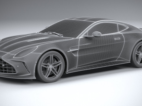 Aston Martin Vantage 2025 Model 3D
