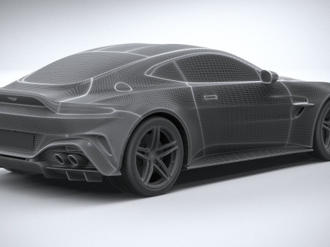 Aston Martin Vantage 2025 Model 3D