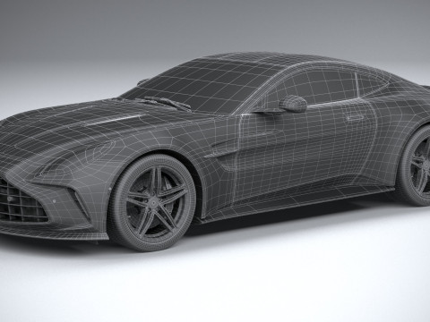 Aston Martin Vantage 2025 Model 3D