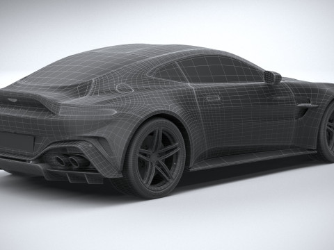 Aston Martin Vantage 2025 Model 3D