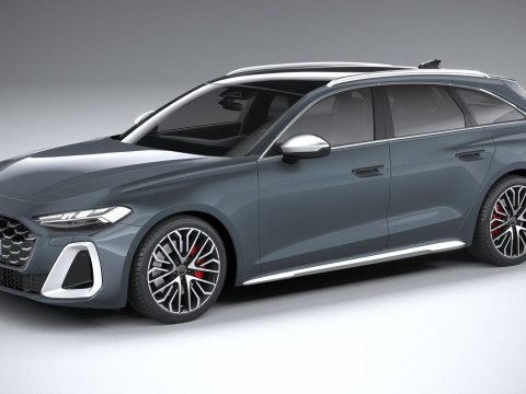 Audi S5 Avant 2025 3D Model