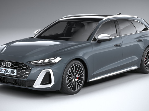 Audi S5 Avant 2025 3D 模型