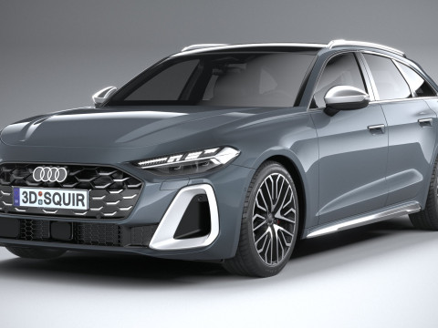 Audi S5 Avant 2025 3D 模型