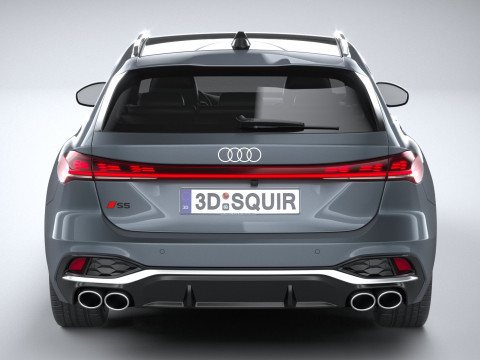 Audi S5 Avant 2025 3D 模型