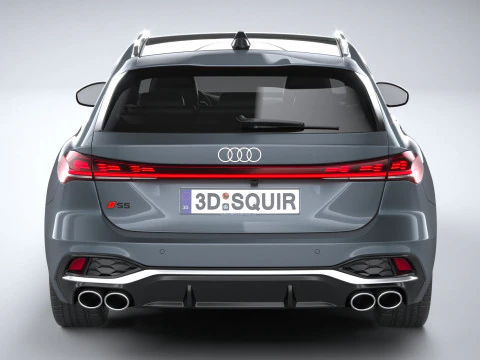 Audi S5 Avant 2025 3D Model
