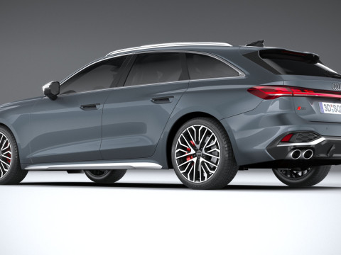 Audi S5 Avant 2025 3D 模型
