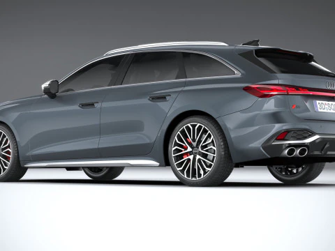 Audi S5 Avant 2025 3D Model