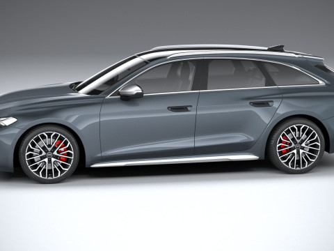 Audi S5 Avant 2025 3D 模型