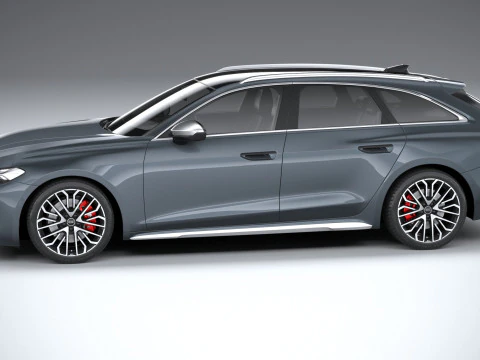Audi S5 Avant 2025 3D Model