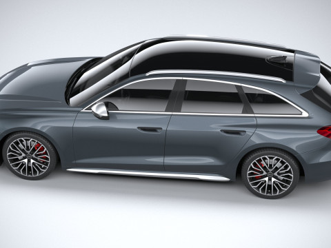 Audi S5 Avant 2025 3D 模型