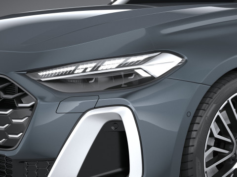 Audi S5 Avant 2025 3D 模型