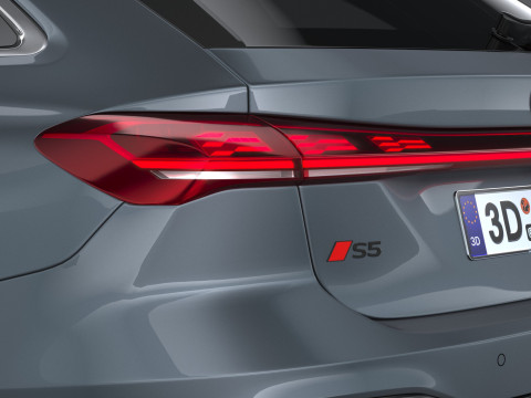 Audi S5 Avant 2025 3D 模型