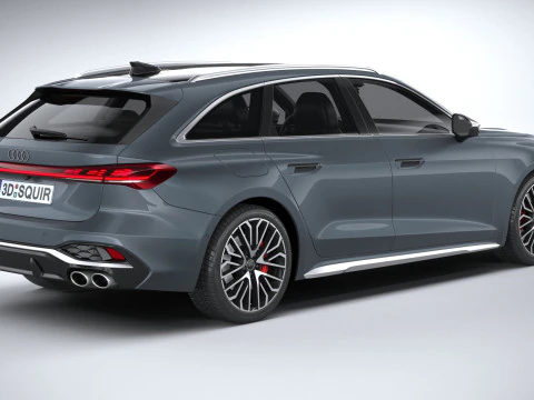 Audi S5 Avant 2025 3D Model