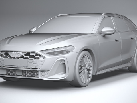 Audi S5 Avant 2025 3D 模型