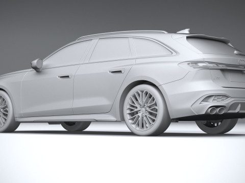 Audi S5 Avant 2025 3D 模型