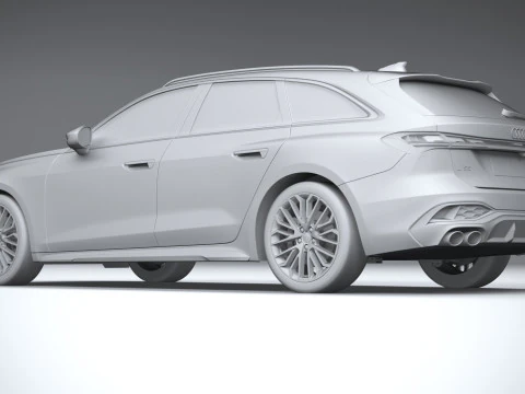 Audi S5 Avant 2025 3D Model