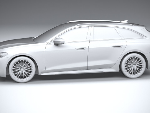 Audi S5 Avant 2025 3D 模型
