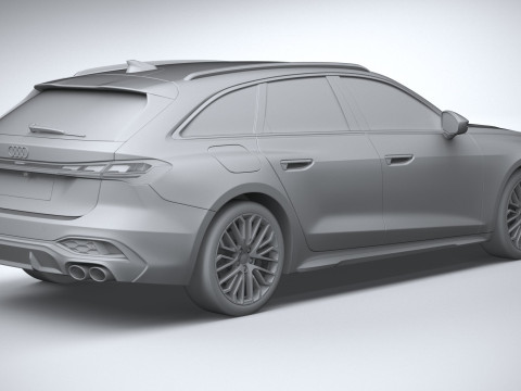 Audi S5 Avant 2025 3D 模型