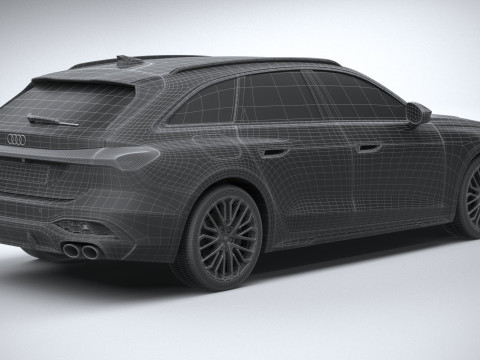 Audi S5 Avant 2025 3D 模型