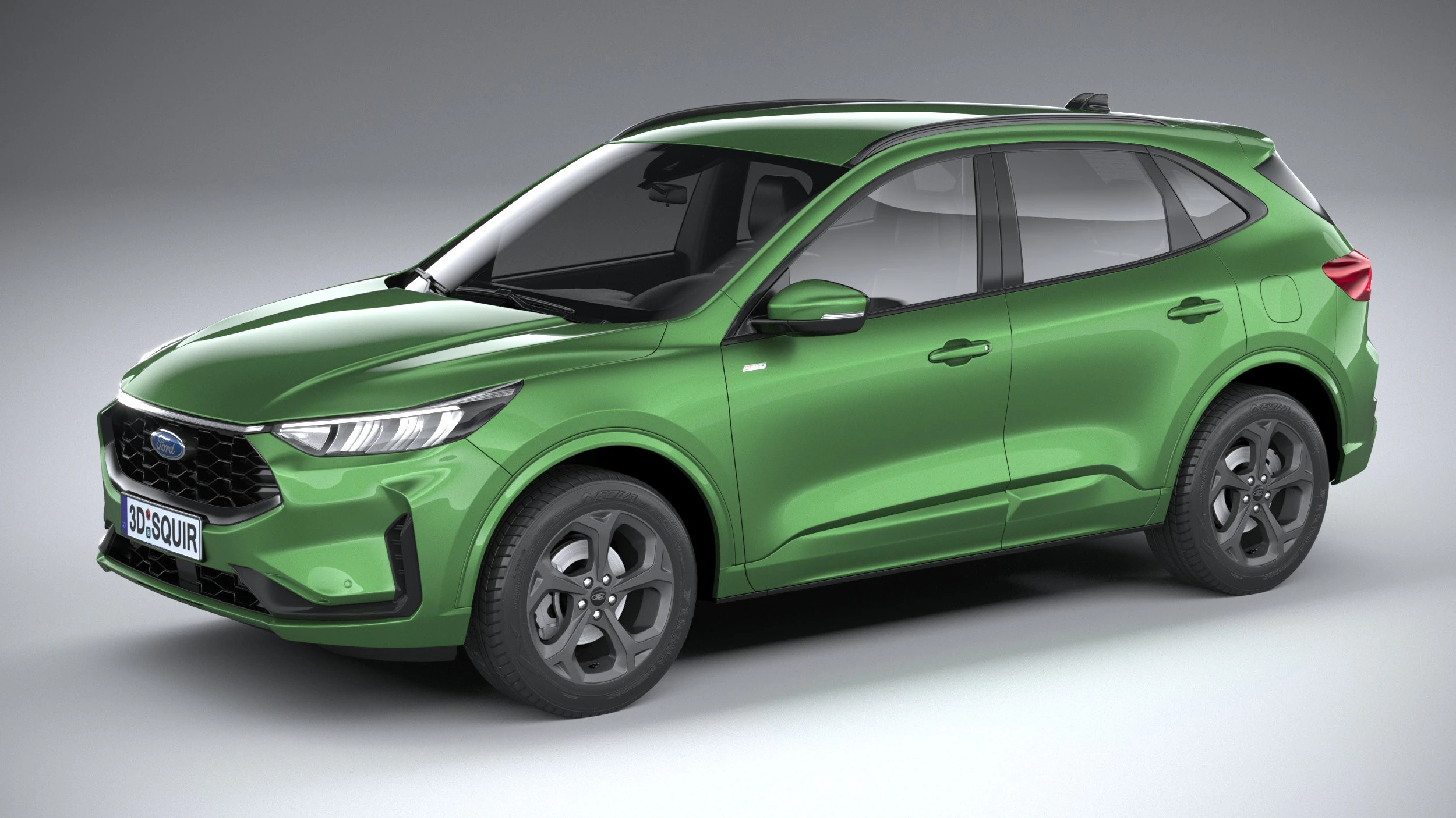Kuga ST-line 2024 3D Model .c4d .max .obj .3ds .fbx .stl .blend 