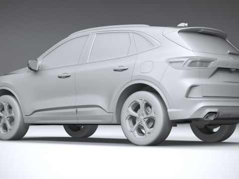 Kuga ST-line 2024 3D Model