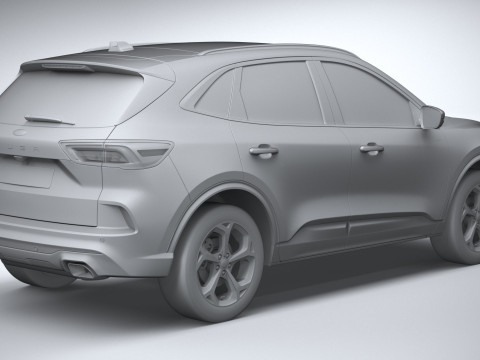 Kuga ST-line 2024 3D Model