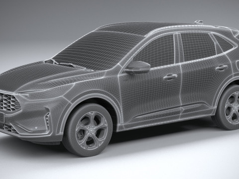Kuga ST-line 2024 3D Model