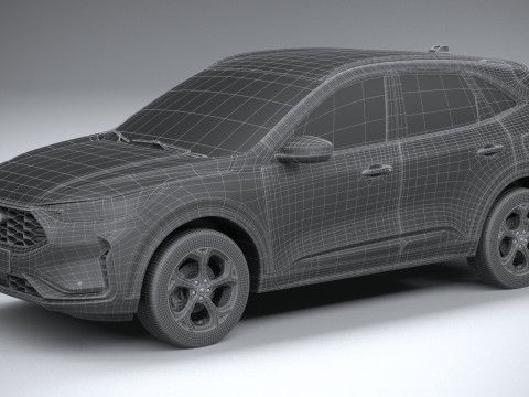 Kuga ST-line 2024 3D Model