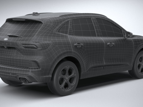 Kuga ST-line 2024 3D Model