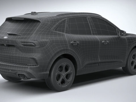 Kuga ST-line 2024 3D Model