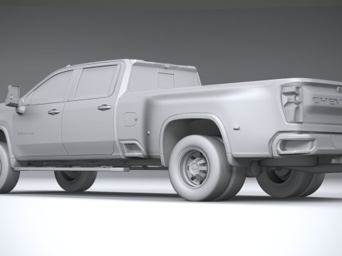 Chevrolet Silverado 3500HD 2022 3D 模型