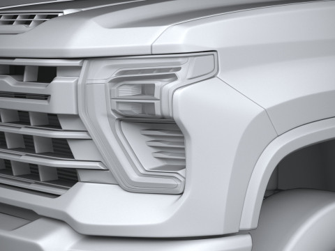 Chevrolet Silverado 3500HD 2022 3D 模型