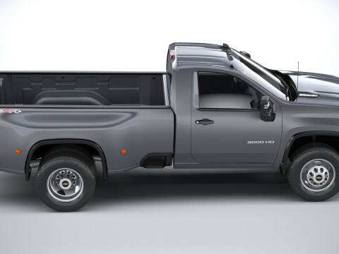 Chevrolet Silverado 3500HD Single Cab 2020 3D 模型