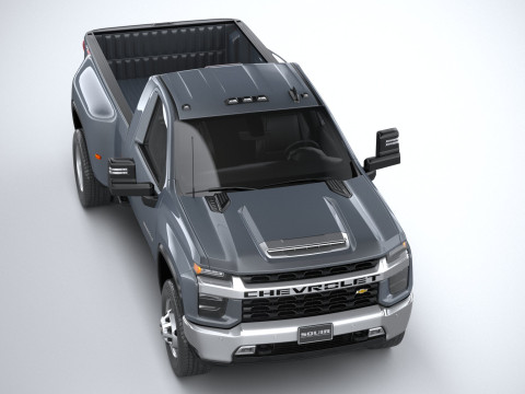 Chevrolet Silverado 3500HD Single Cab 2020 3D 模型