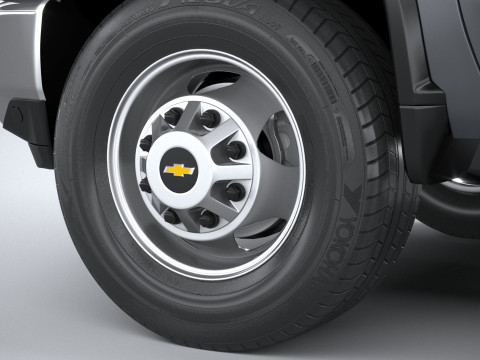 Chevrolet Silverado 3500HD Single Cab 2020 3D 模型