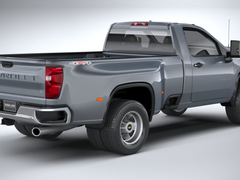 Chevrolet Silverado 3500HD Single Cab 2020 3D 模型