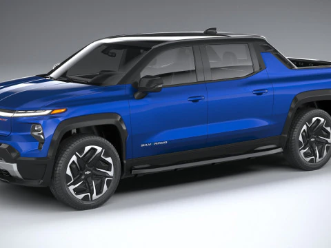 Chevrolet Silverado EV Pertama 2024 Model 3D