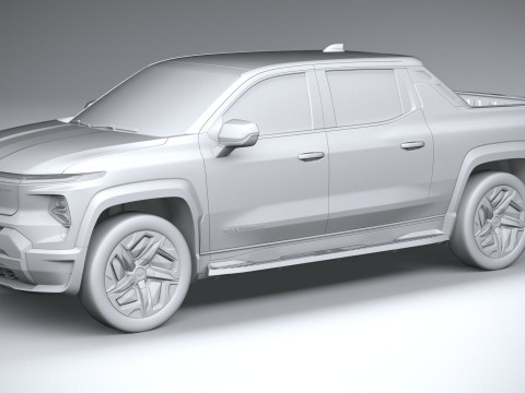 Chevrolet Silverado EV RST 2024 3D Модель