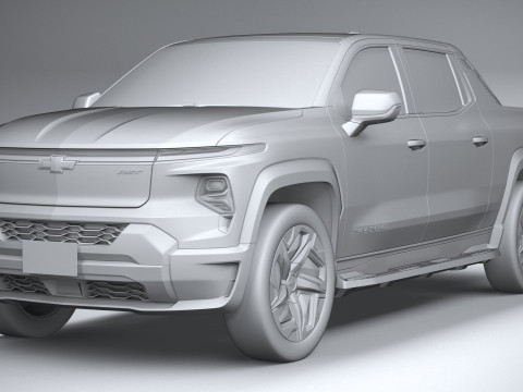 Chevrolet Silverado EV RST 2024 3D Модель